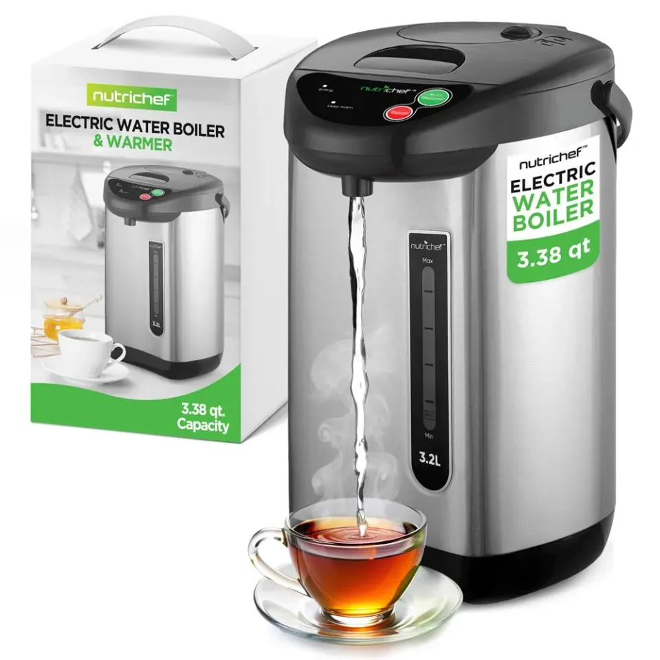 Nutrichef PKWK43 bouilloire électrique 3,2L inox maintien chaud