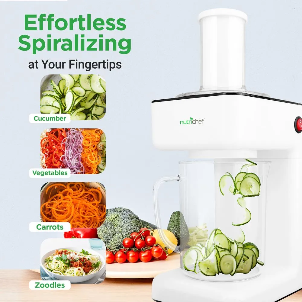 Nutrichef spiraliseur électrique légumes 3 lames
