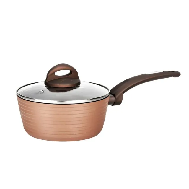 Nutrichef NCCW12 casserole antiadhésive 1,5 QT marron