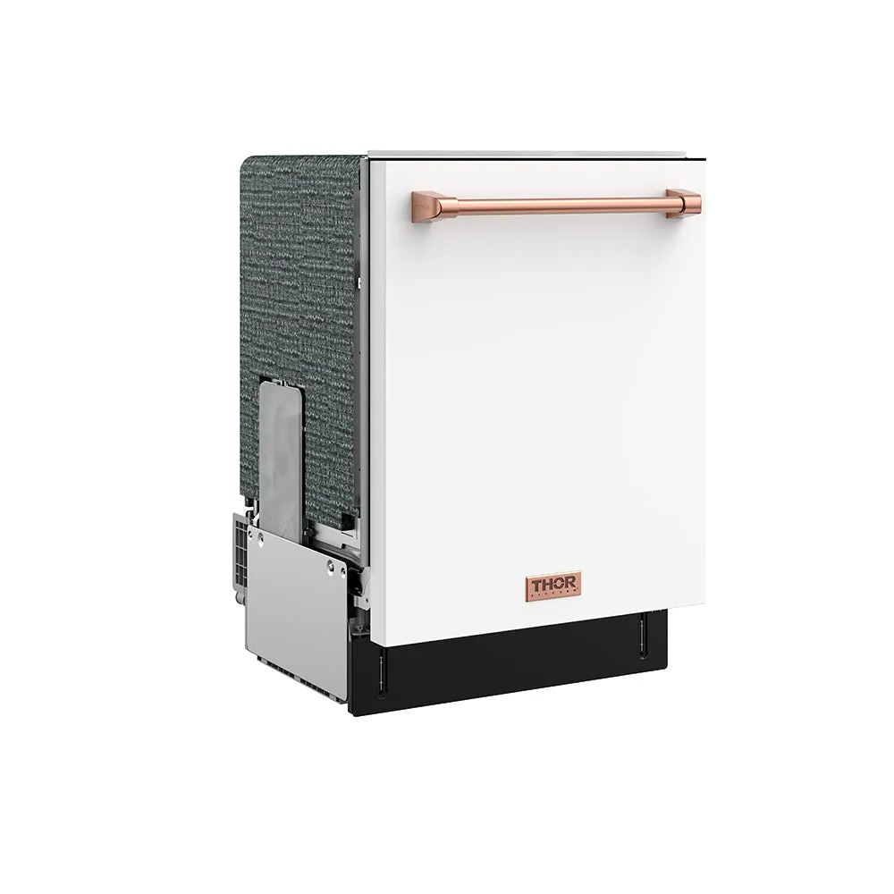 Thor Gordon Ramsay DW24X8BA lave-vaisselle 24 pouces blanc or rose