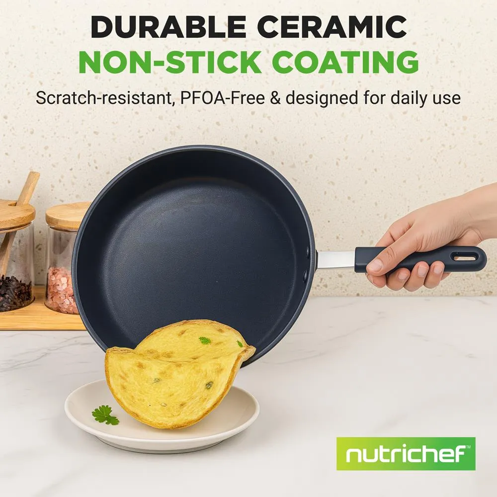 Nutrichef NCFRYP12 poêle 30 cm céramique antiadhésive