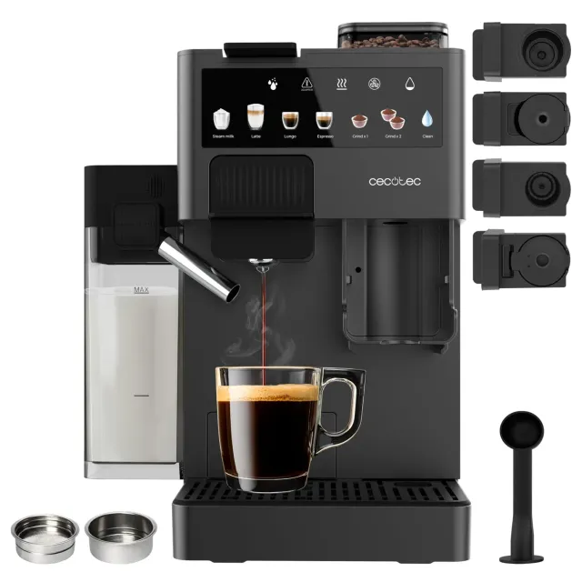 Cecotec Freestyle Grind & Latte cafetière capsules broyeur 20 bars