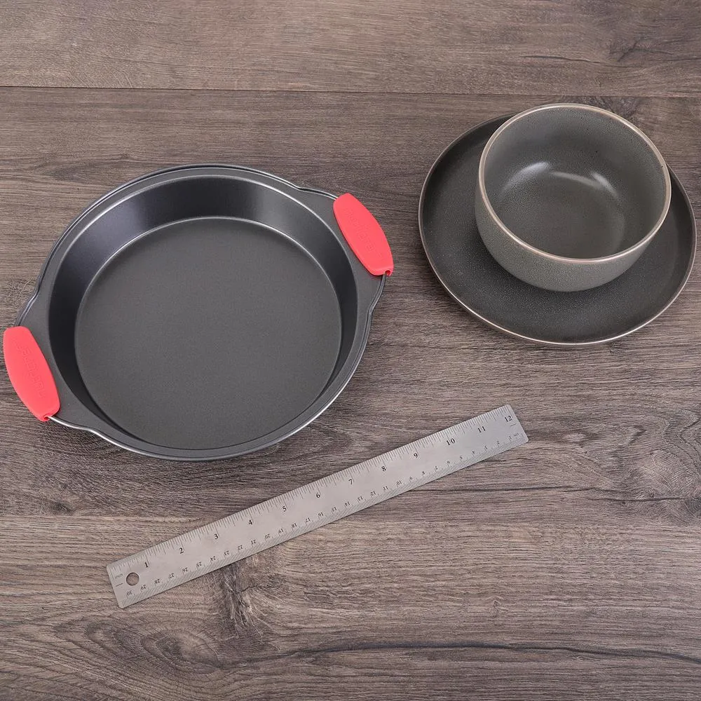 Nutrichef Moule Rond Antiadhésif Noir Acier