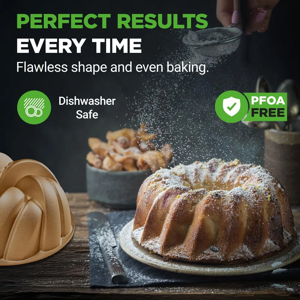 Nutrichef NCBUTP18 moule bundt aluminium cannelé