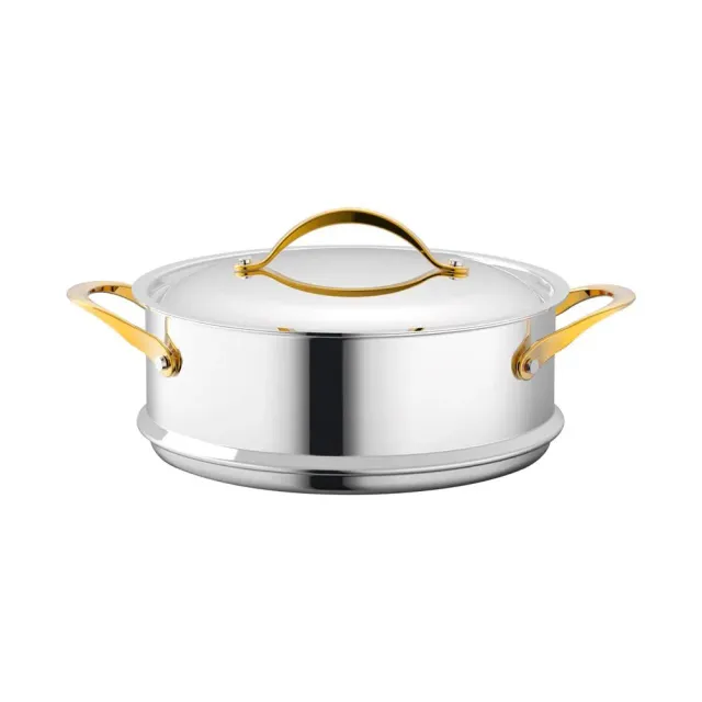 Nutrichef panier cuiseur vapeur inox 8 qt avec couvercle