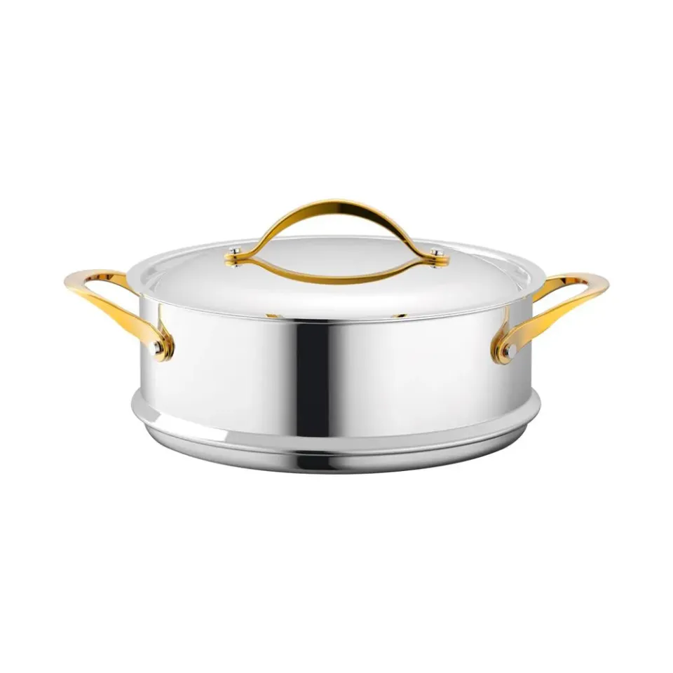 Nutrichef panier cuiseur vapeur inox 8 qt avec couvercle