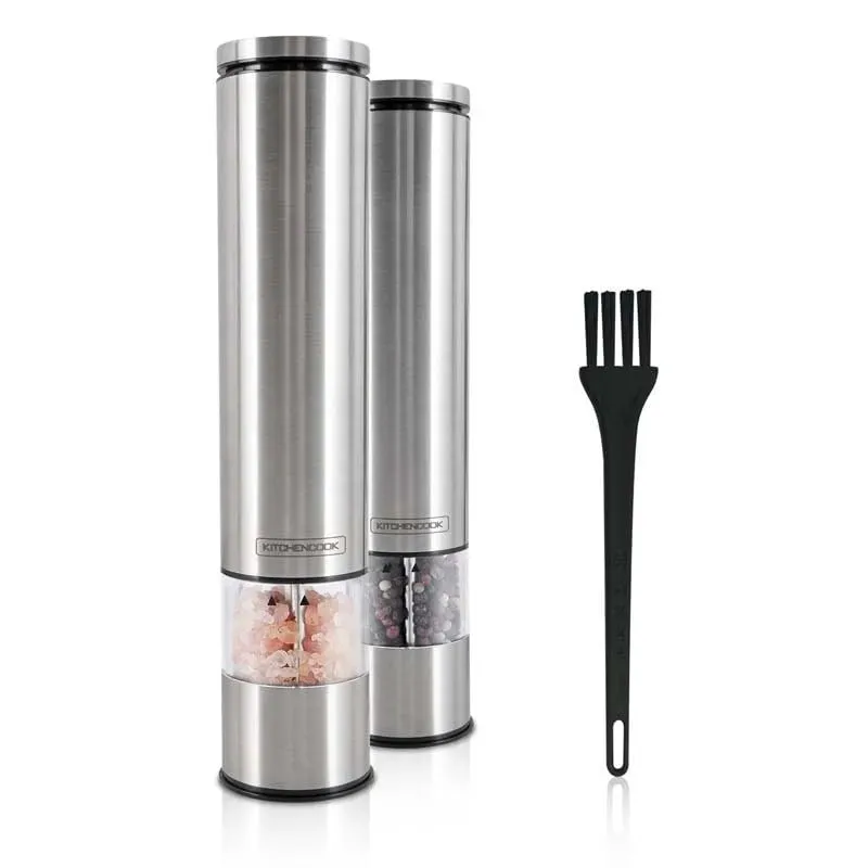 Kitchencook Salt and Pepper moulins sel poivre électriques inox