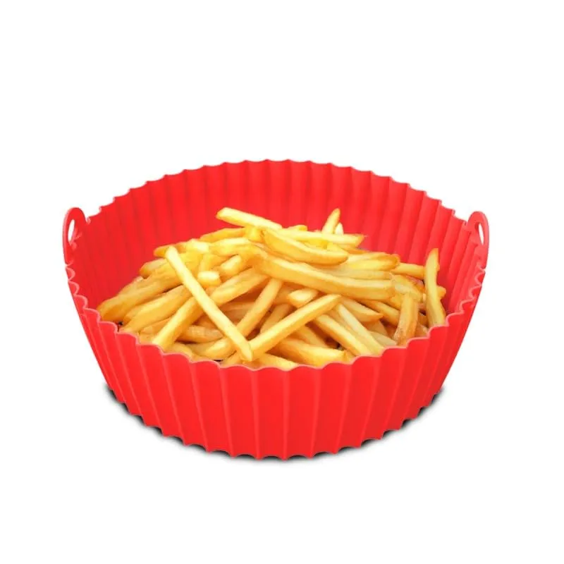 KITCHENCOOK Siliround2 moule silicone rond 20 cm lot 2 rouge