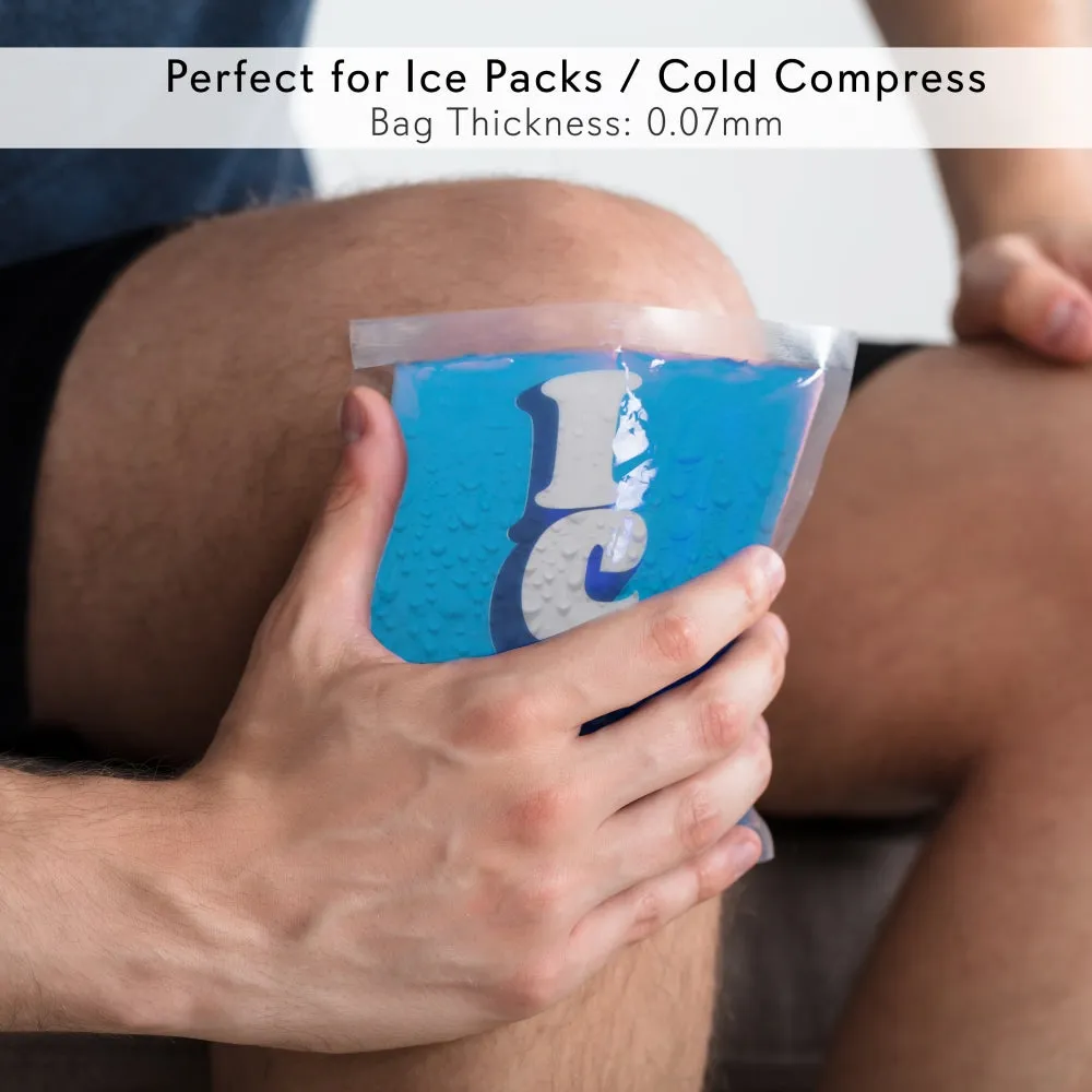 Nutrichef Ice Bag sachets à glaçons réutilisables 20 pièces zip