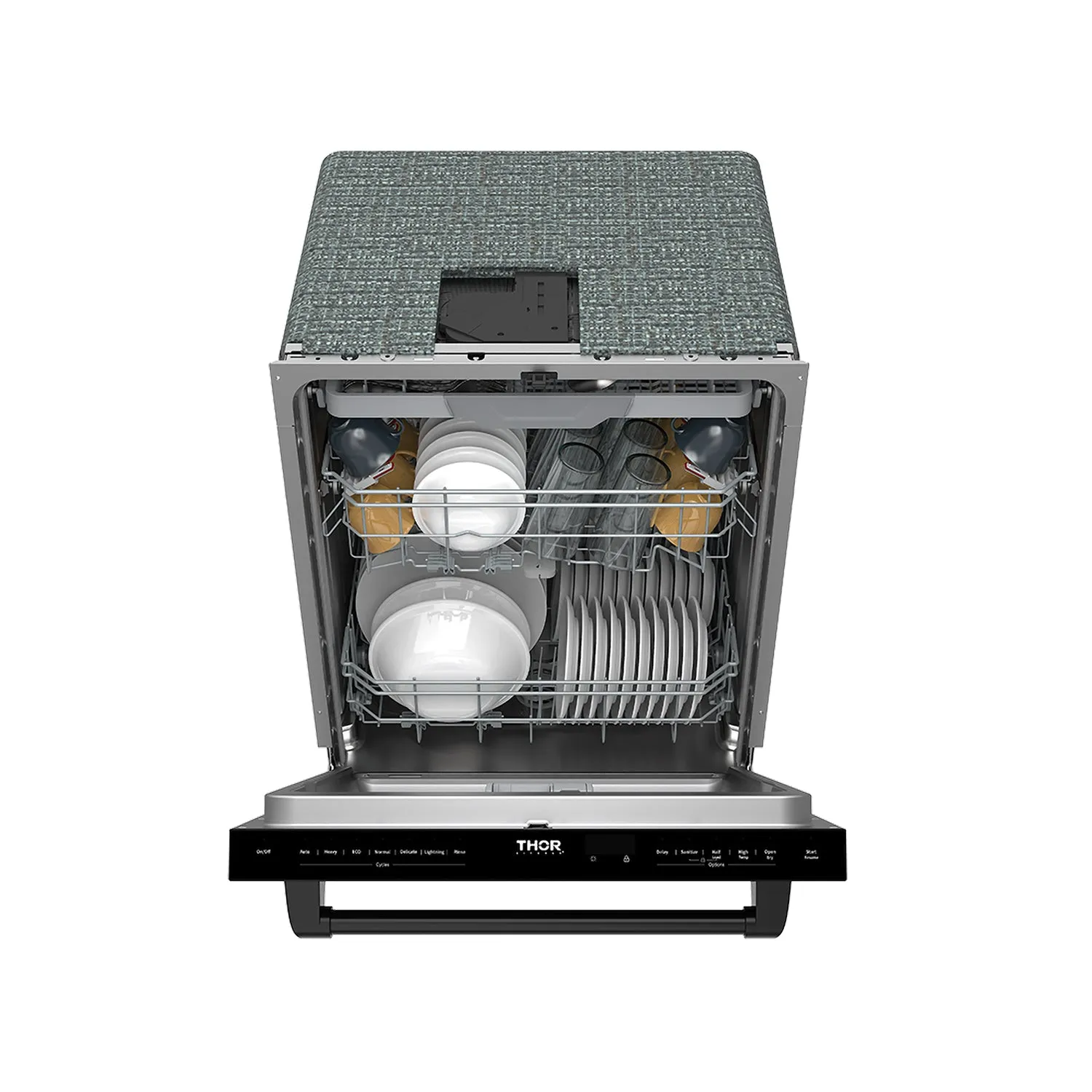Thor 24 Pouces Lave-Vaisselle Encastrable Noir 47 dB