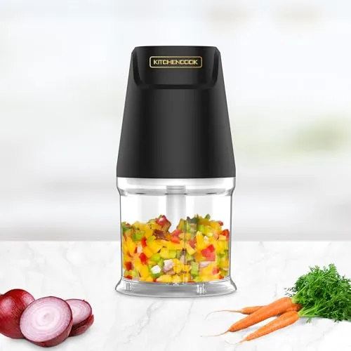 Kitchencook Matt Pod mini hachoir noir 300 W 2 lames