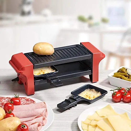 Kitchencook RC Rigi raclette grill 2 personnes rouge