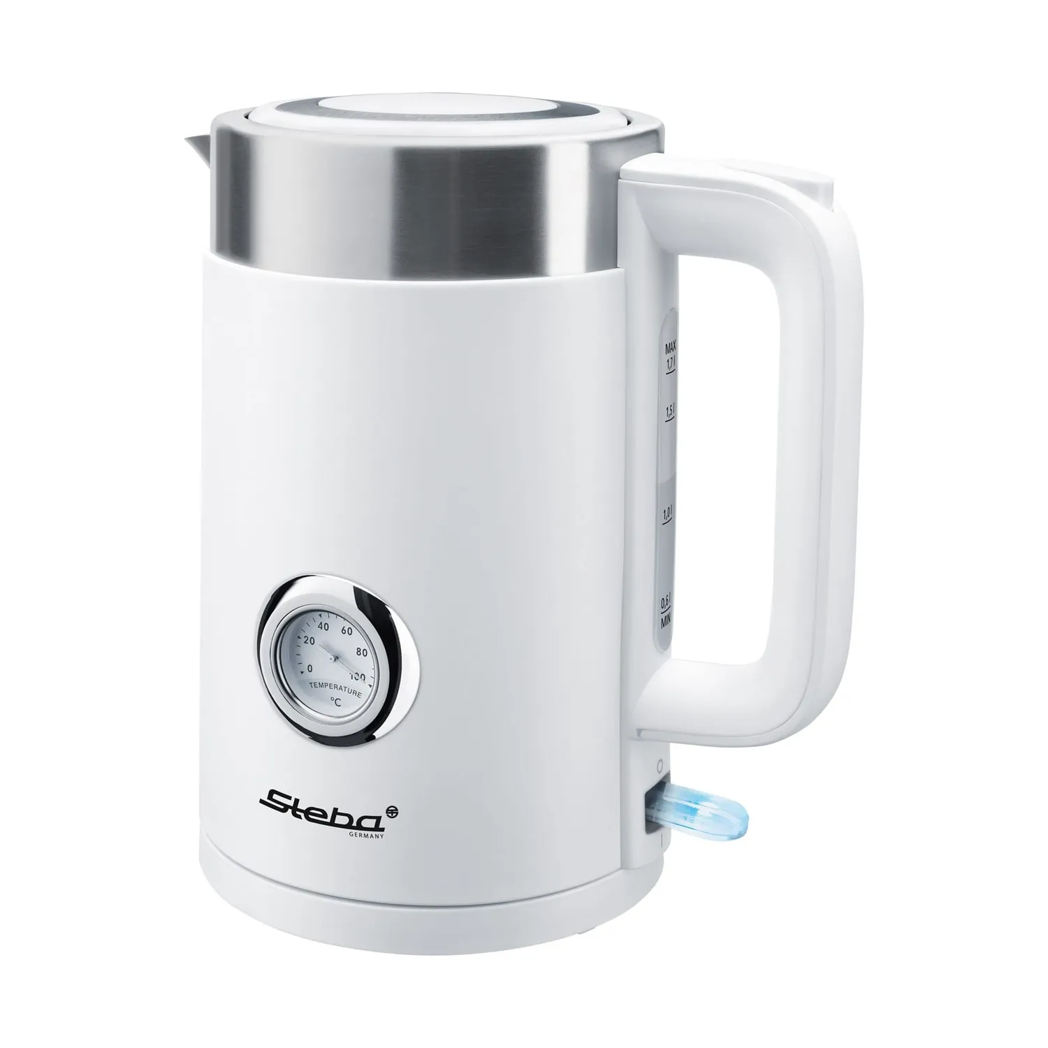 Steba WK 10 Bianco bouilloire blanche 1,7 L inox