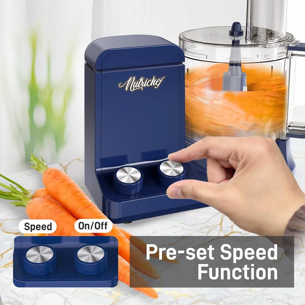 Nutrichef robot culinaire multifonction 600W 12 tasses