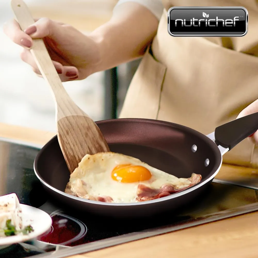 Nutrichef Poêle 10 pouces antiadhésive induction 26 cm