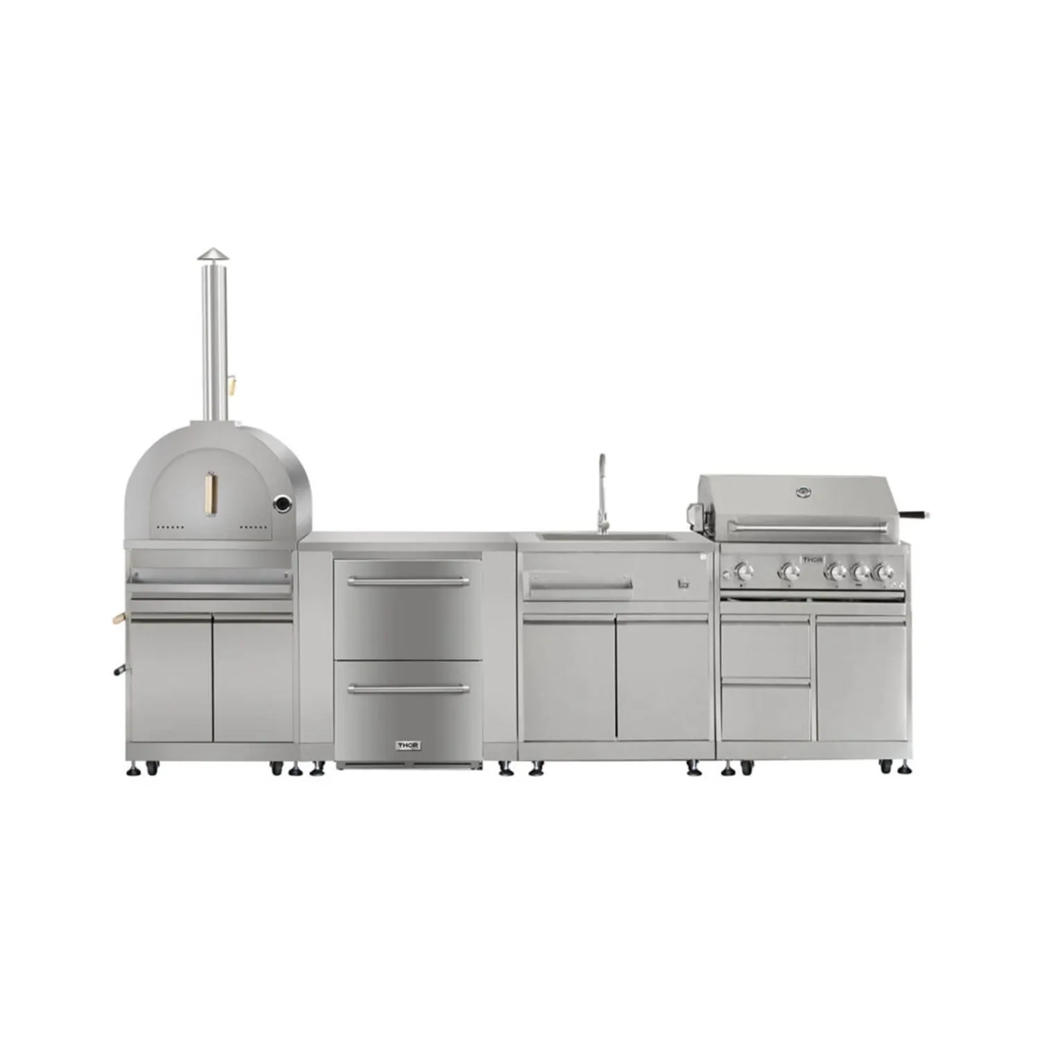 Thor meuble évier extérieur inox 32 pouces cuisine