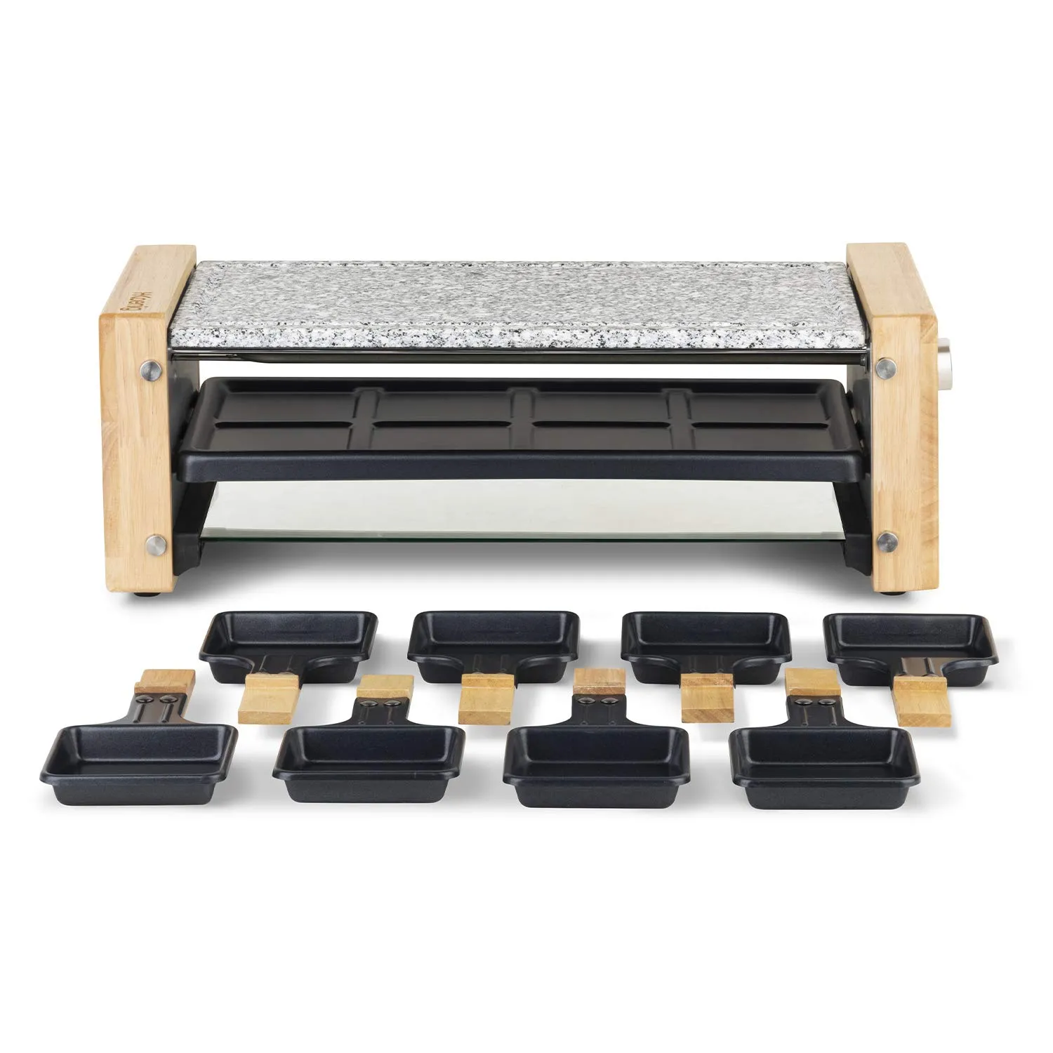 H.Koenig WOD12 appareil raclette 8 personnes granit