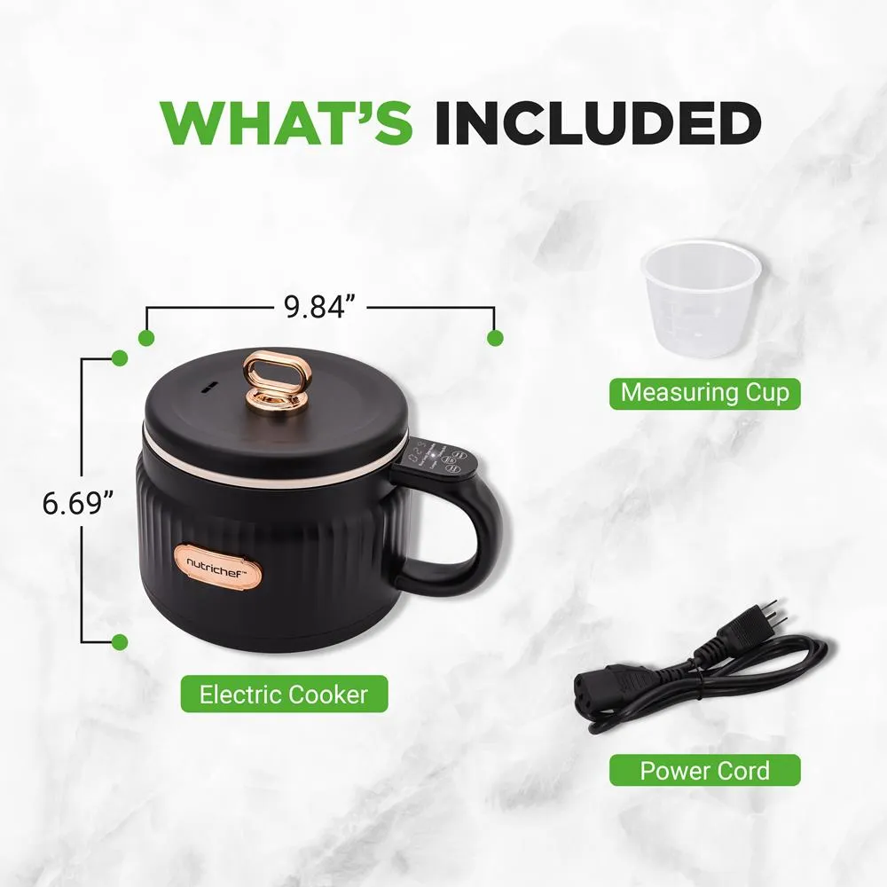 Nutrichef cuiseur à riz électrique céramique 1,6 L 6 modes