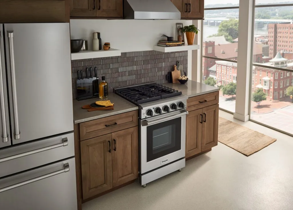 Thor Kitchen cuisinière gaz propane 24 pouces brûleurs pro