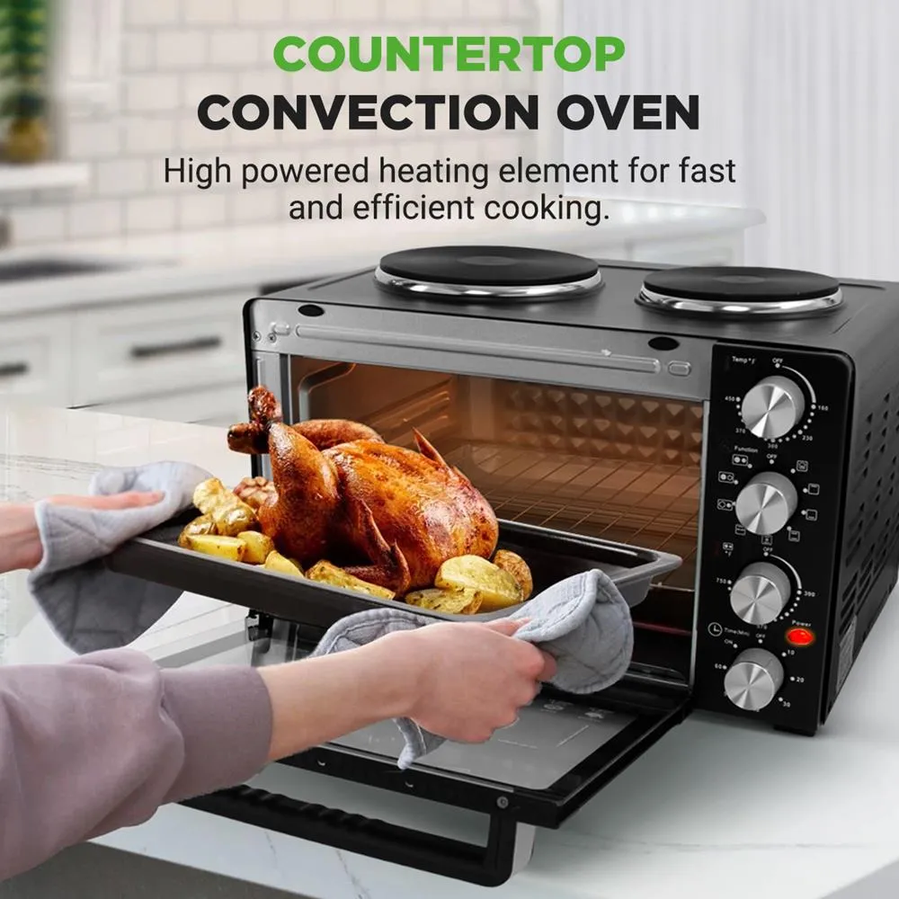 Nutrichef mini-four convection rôtissoire plaques chauffantes