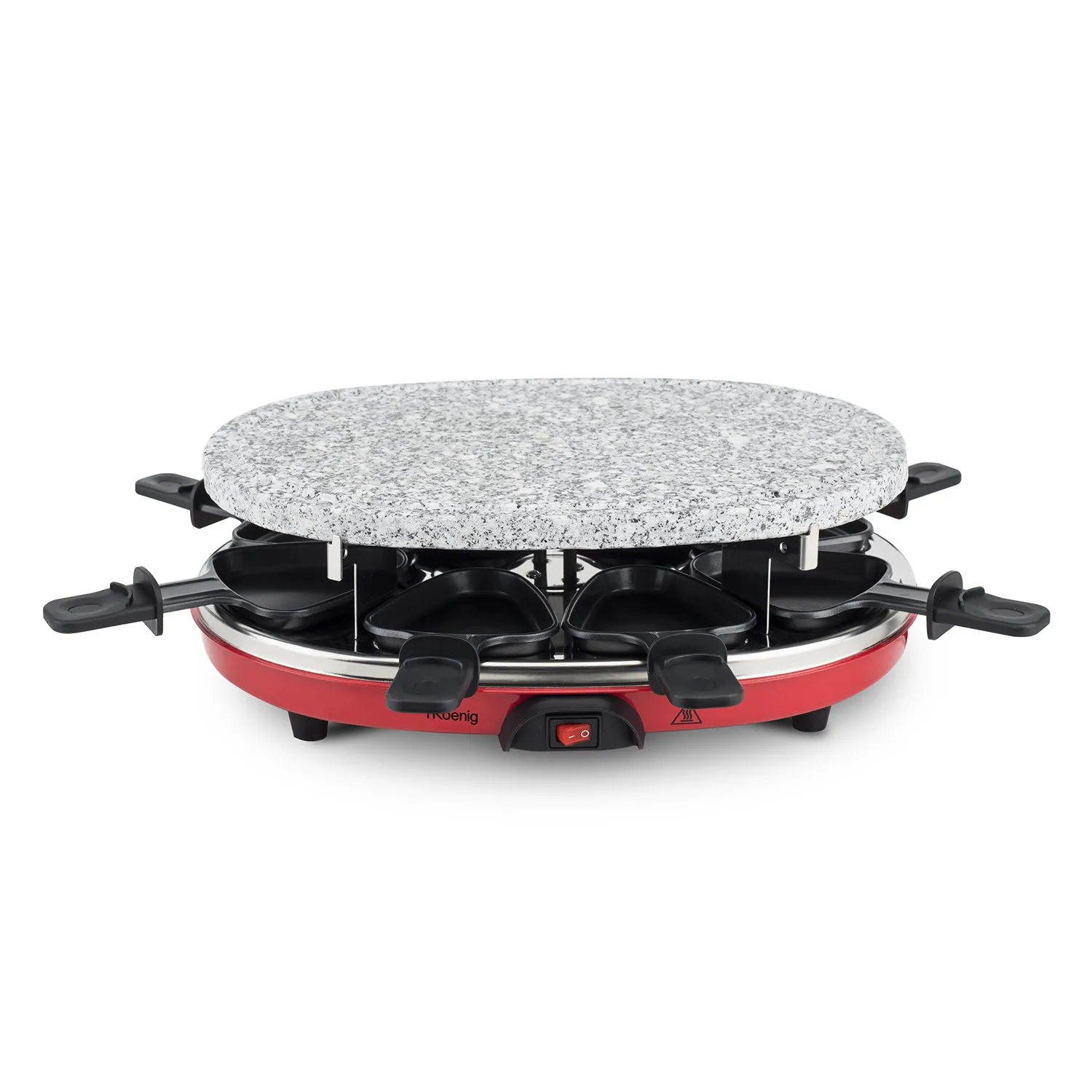 H.Koenig RP412 appareil à raclette 8 personnes pierre