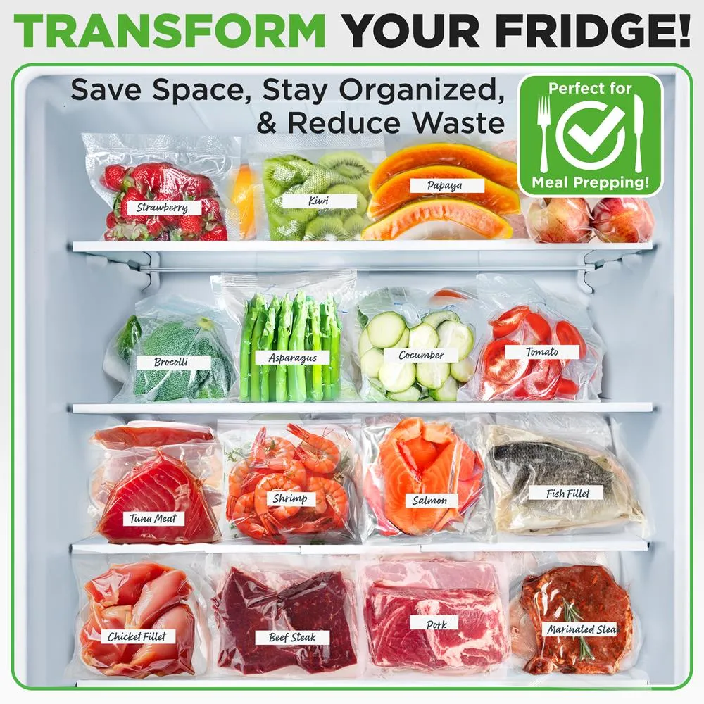 Nutrichef Rouleaux Sous Vide 2 Rouleaux Sachets Multi-Couches