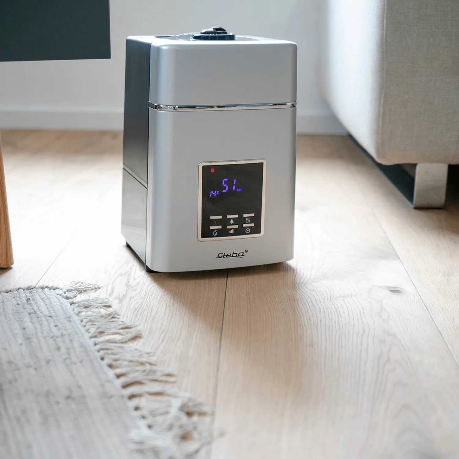 Steba LB 5 humidificateur ultrasons 6 L 30 m² ioniseur