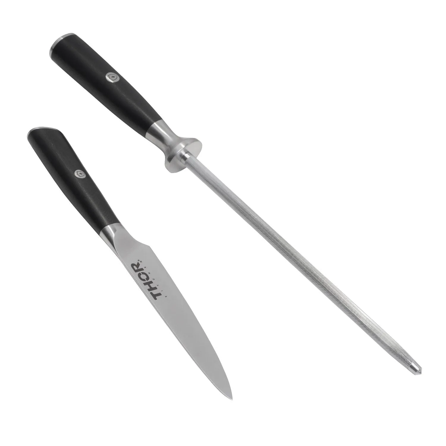 Thor set couteaux cuisine 7 pièces bloc bois allemand