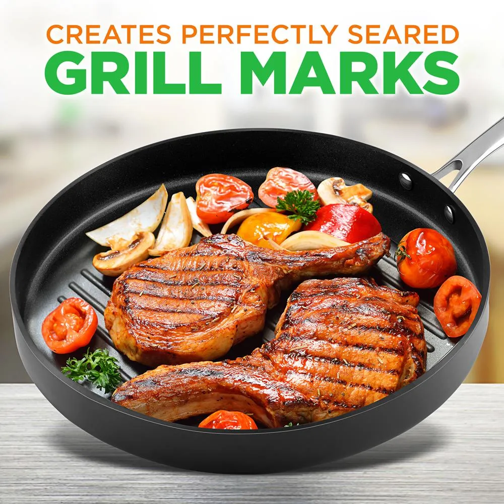 Nutrichef NCGPRD72 grill 30 cm antiadhésif 5 L