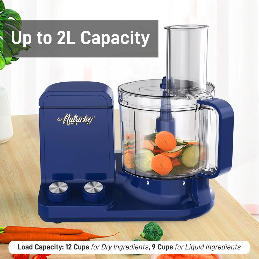 Nutrichef robot culinaire multifonction 600W 12 tasses