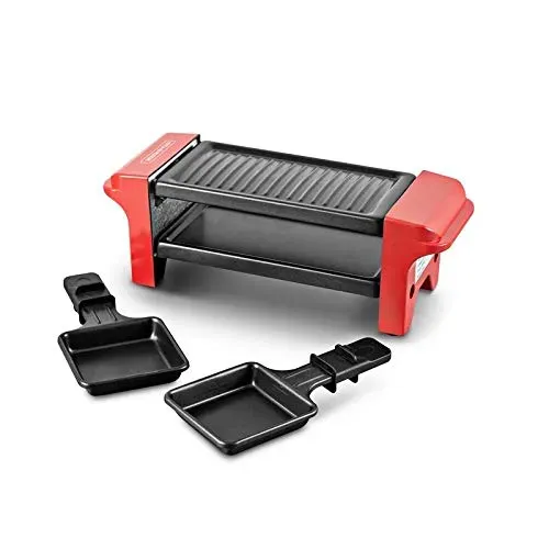 Kitchencook RC Rigi raclette grill 2 personnes rouge