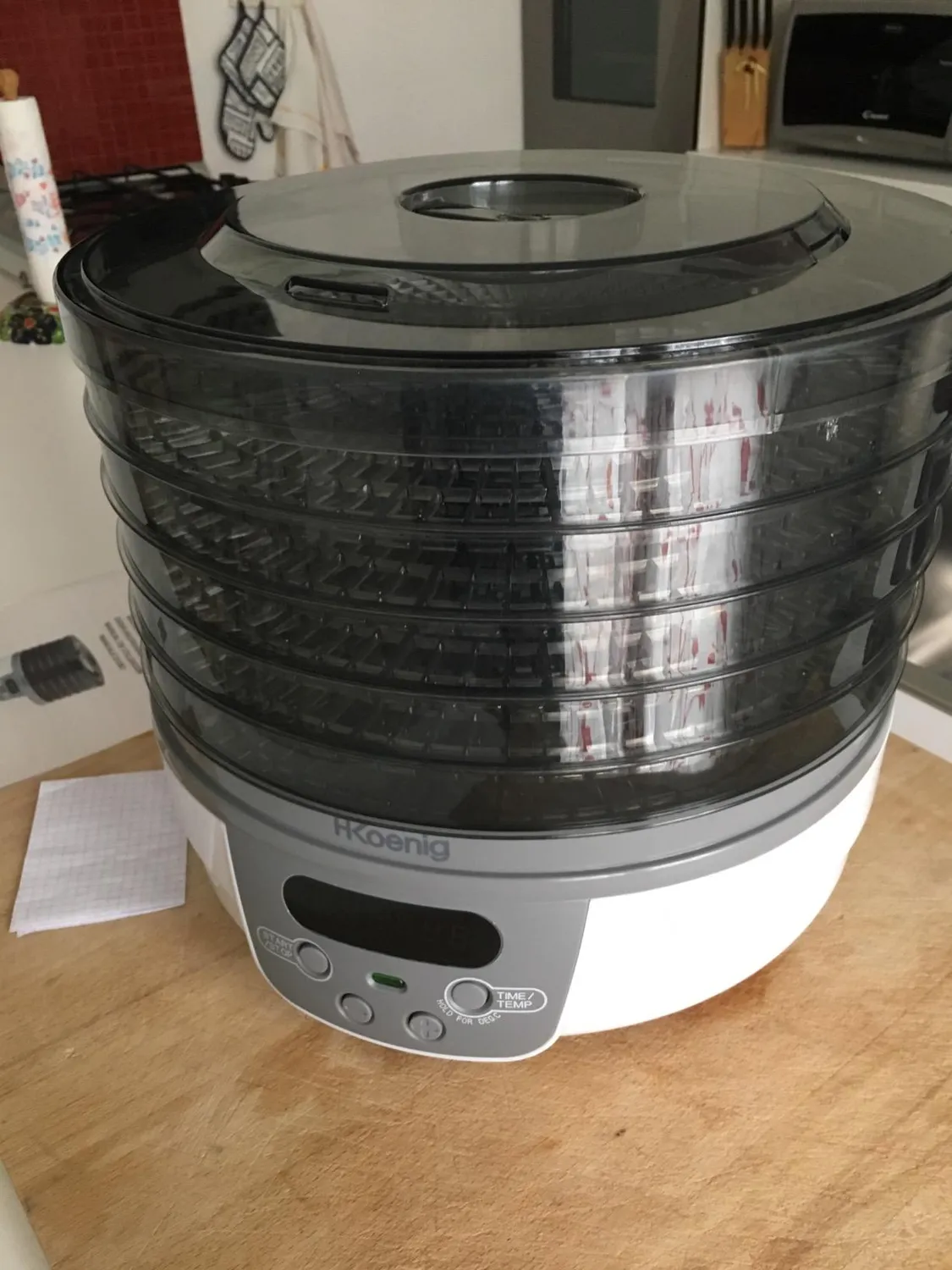 H.Koenig DSY700 déshydrateur alimentaire 5 plateaux blanc