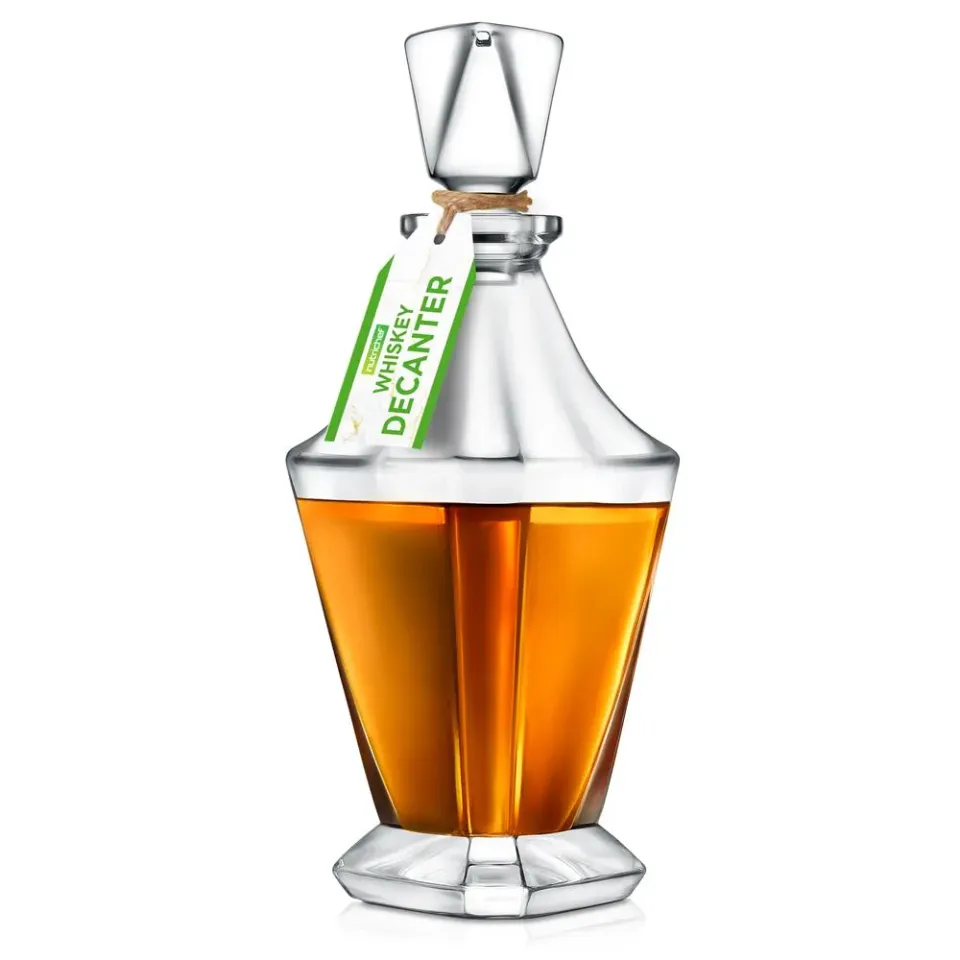 Nutrichef carafe à whisky cristal 850 ml classique