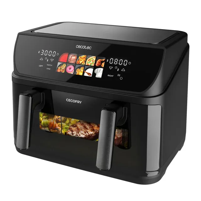 Cecotec Cecofry & Grill Duoheat 10000 friteuse air 10L double