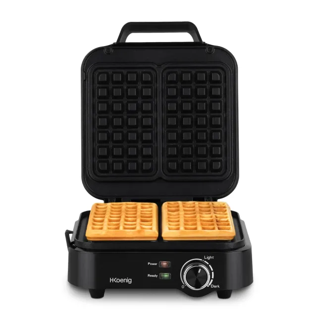 H.Koenig GFX420 gaufrier belge compact 1200W noir
