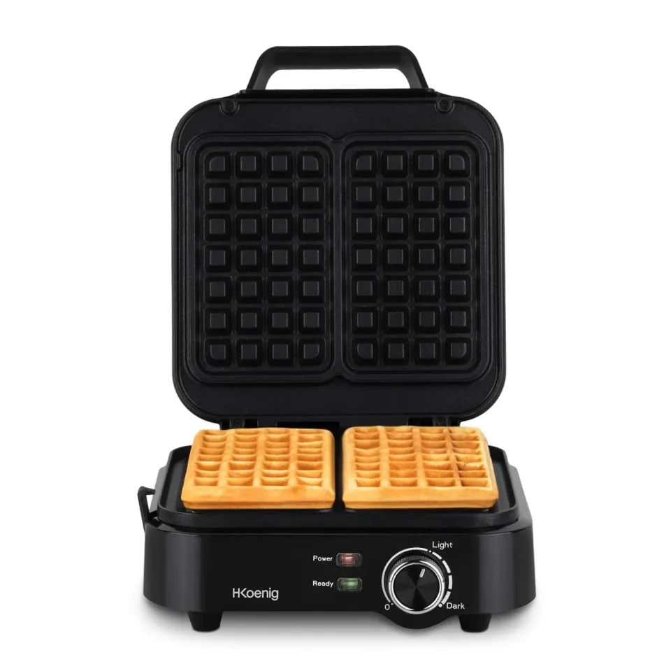 H.Koenig GFX420 gaufrier belge compact 1200W noir