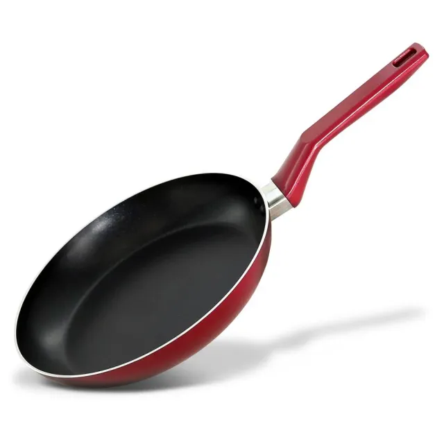 Nutrichef Poêle Antiadhésive 25 cm Rouge