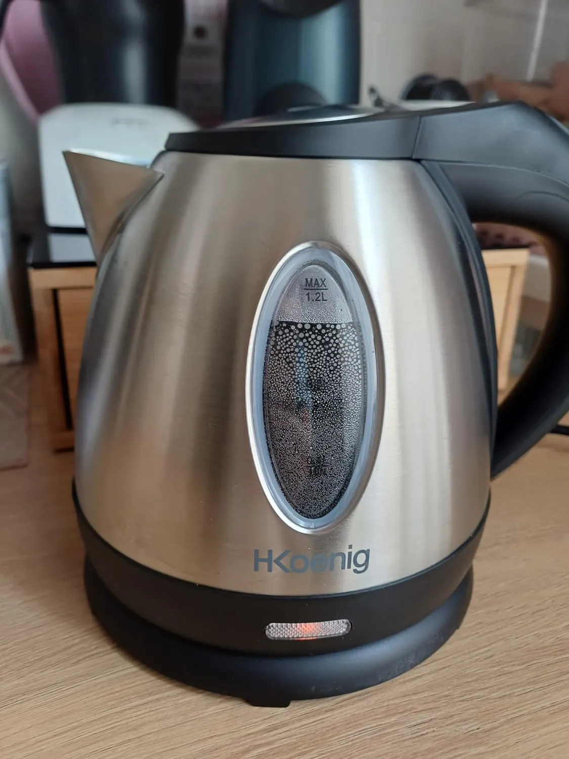H.Koenig BO12 bouilloire 1,2 L inox graduée