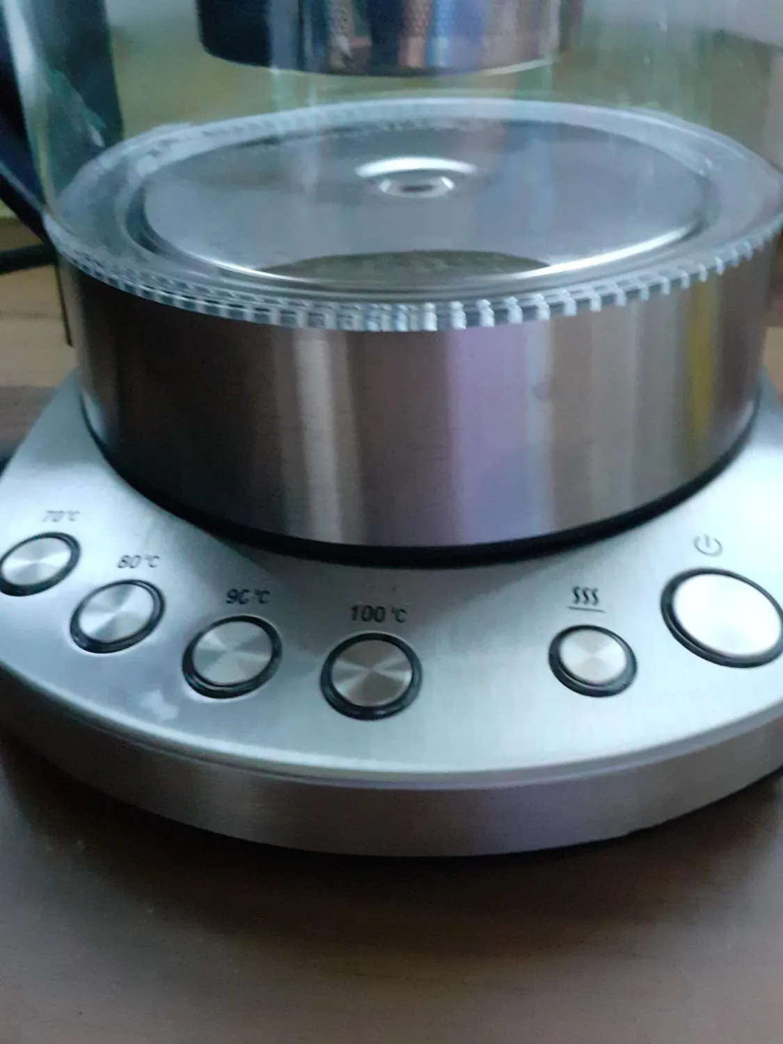 H.Koenig TI700 théière bouilloire verre 1,7 L thermostat