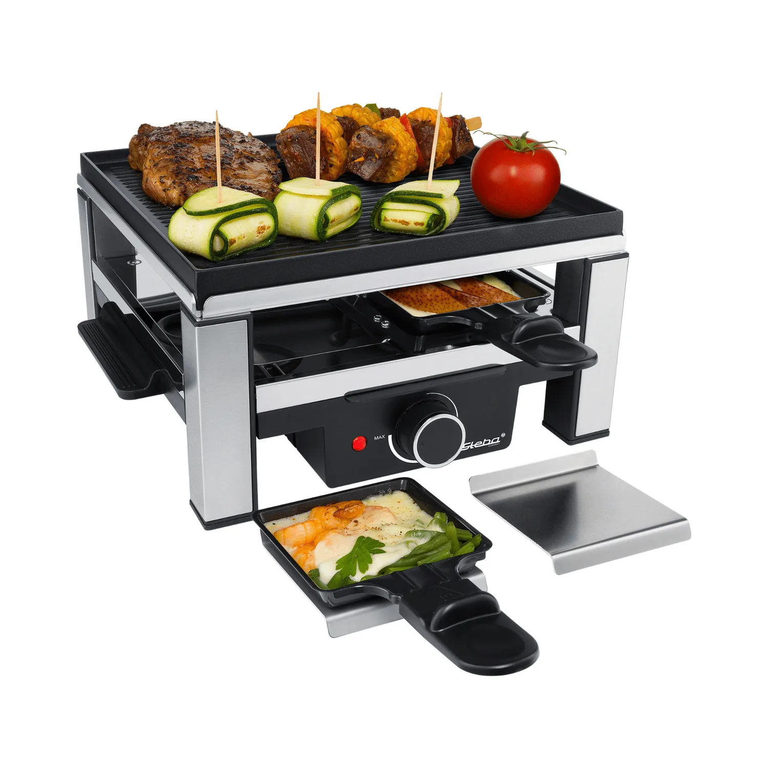 Steba RC 104 appareil à raclette grill 4 personnes