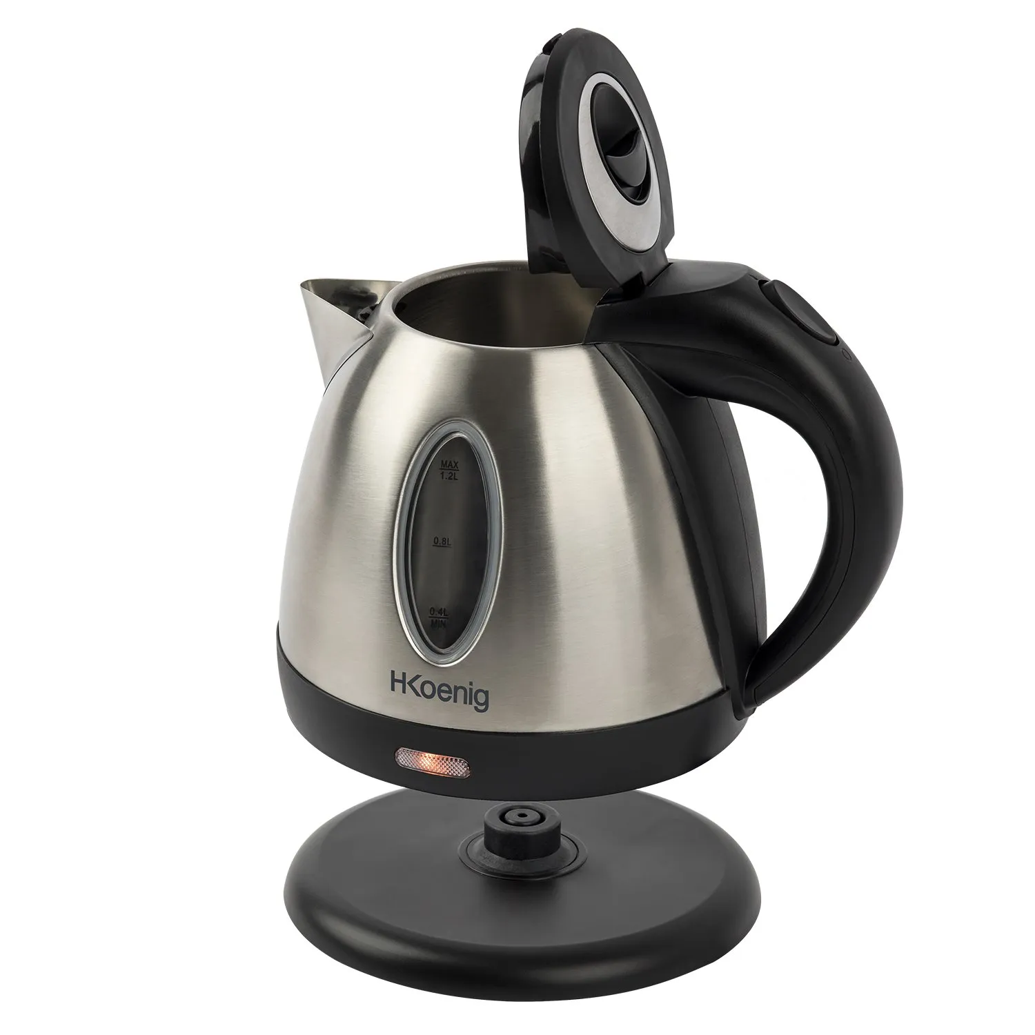 H.Koenig BO12 bouilloire 1,2 L inox graduée