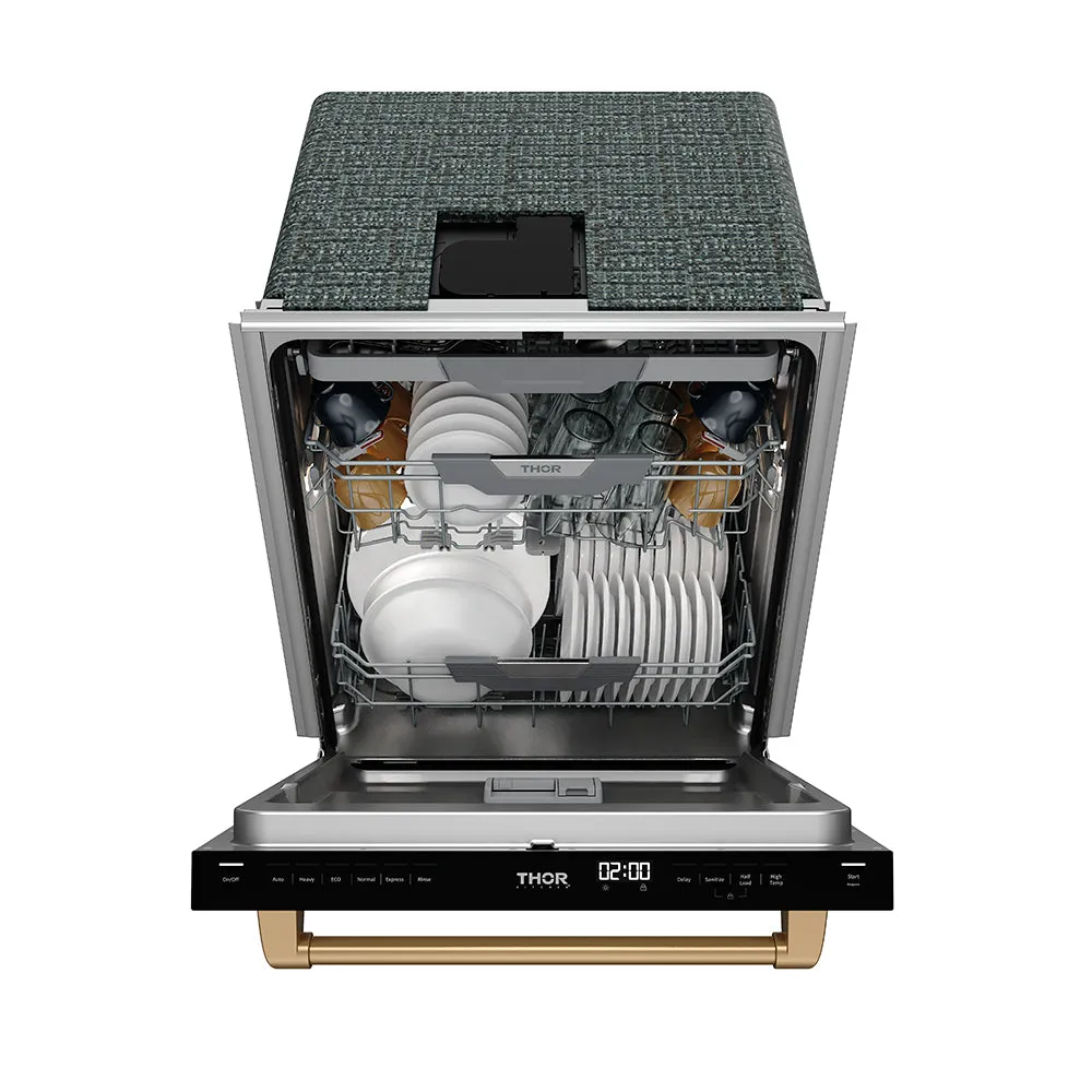 Thor Gordon Ramsay DW24X8BA lave-vaisselle 24 pouces blanc bronze