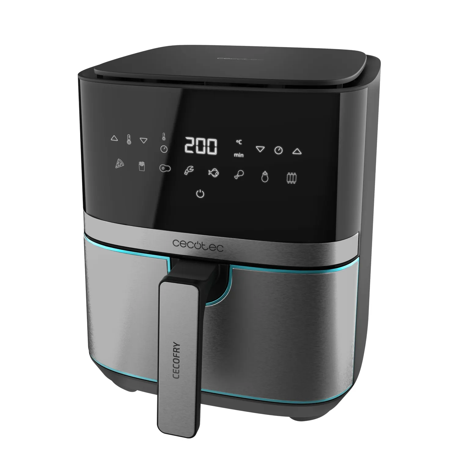 Cecotec Cecofry Full InoxBlack Pro 5500 friteuse 5,5 L noire