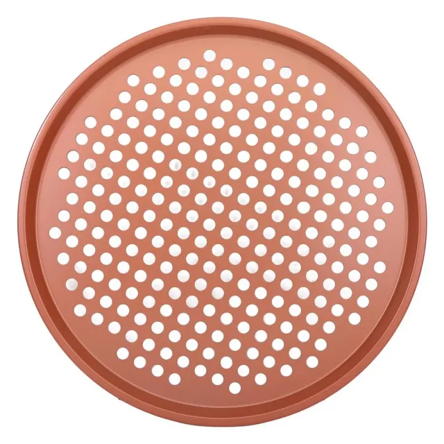 Nutrichef NCBSCC54 plat à pizza rond 32 cm antiadhésif