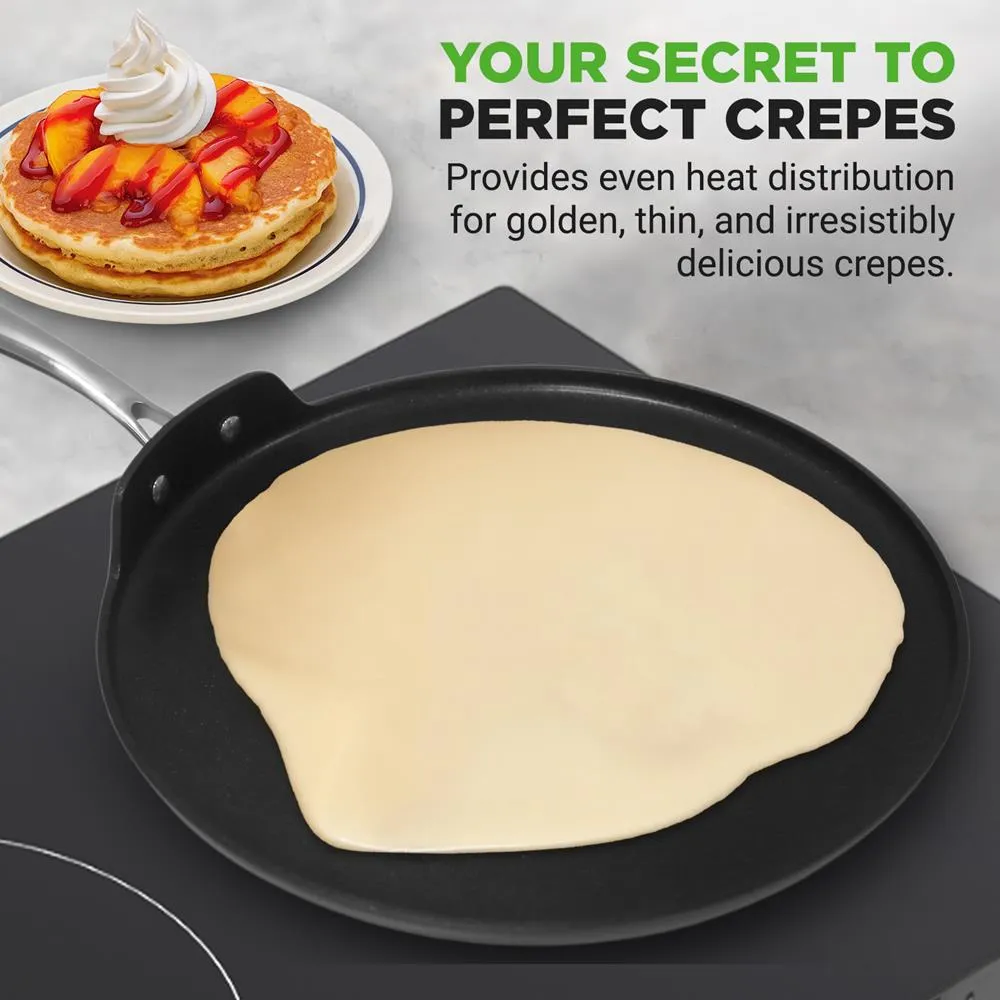 Nutrichef poêle à crêpes 30 cm antiadhésive crêpière