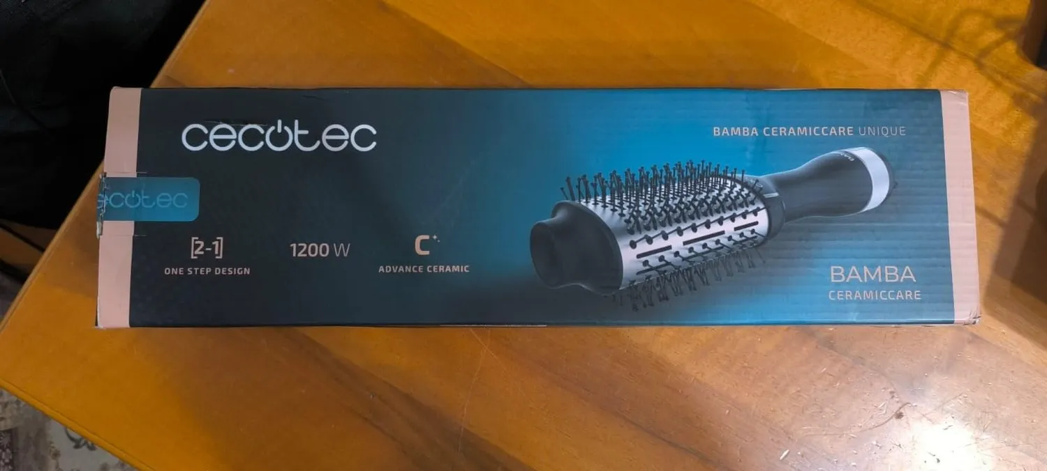 Cecotec Bamba CeramicCare brosse à air blanche 1200W