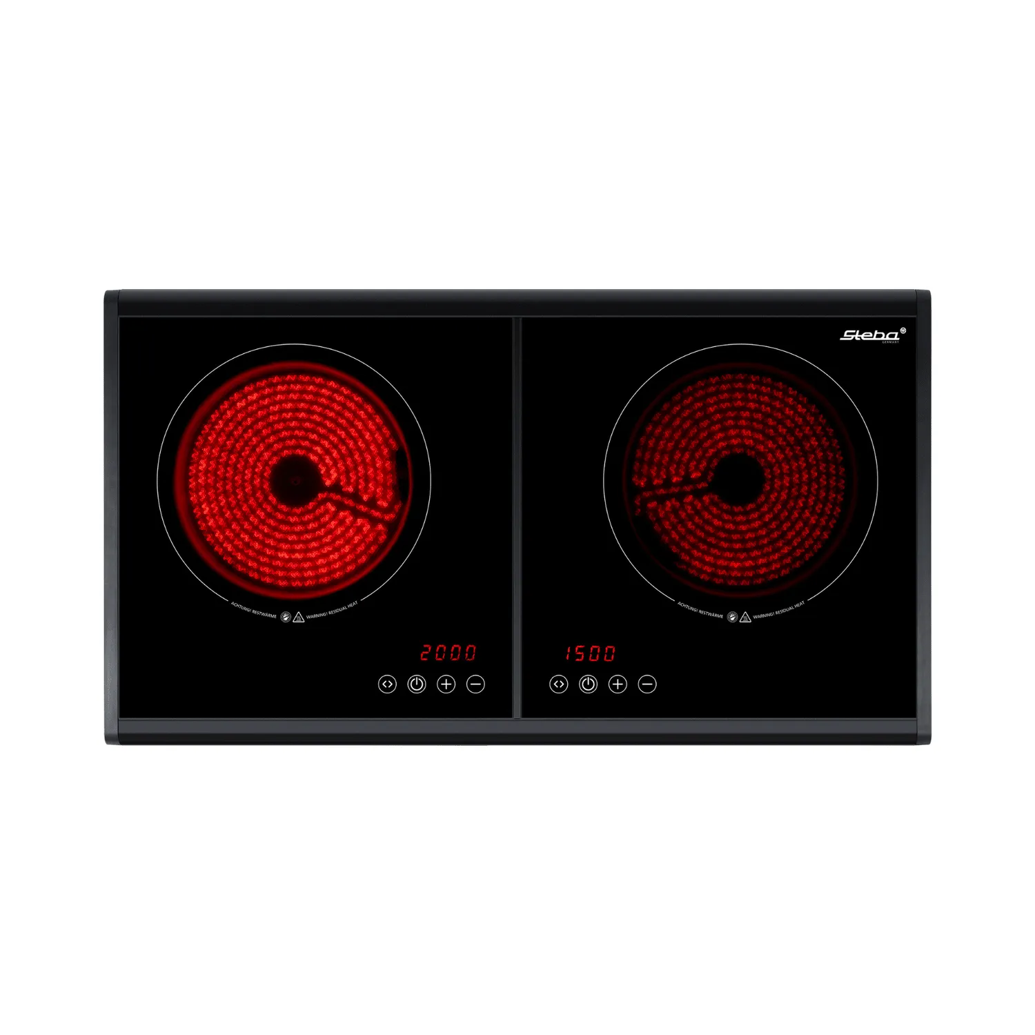 Steba HK 250 double plaque vitrocéramique 2000 W