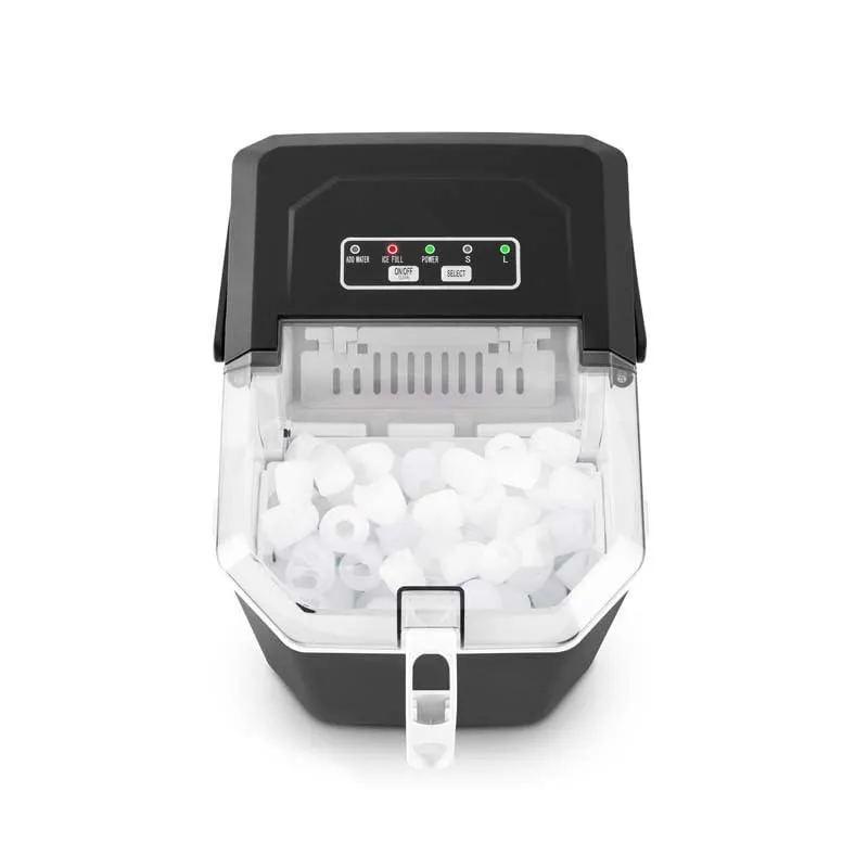 Kitchencook Cubeo machine à glaçons noire 12 kg/24h
