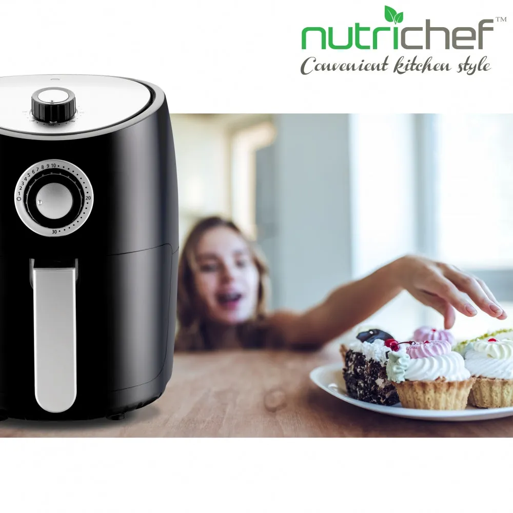 Nutrichef air fryer compact 2 L 1000 W noir