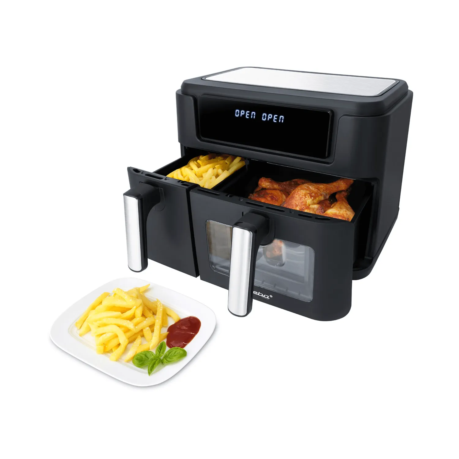 Steba HF 9500 Duo friteuse sans huile double 9,5 L